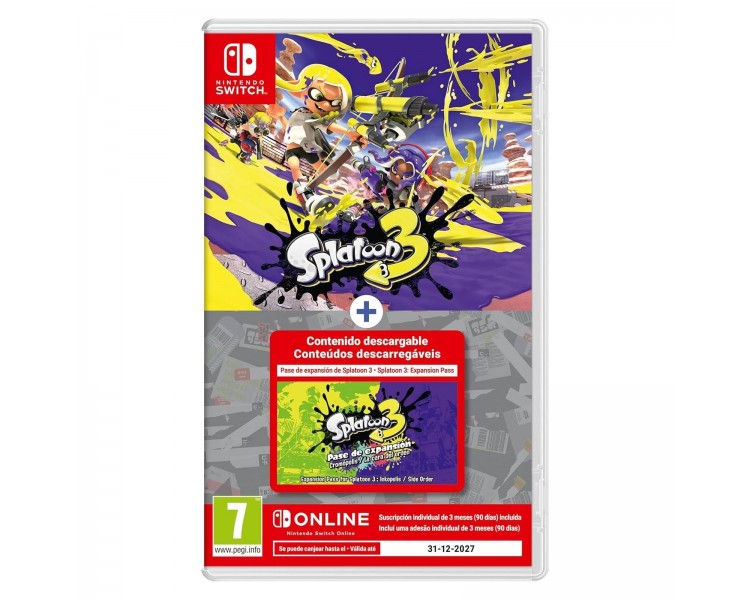 Splatoon 3 + Expansion Pass + 3 meses NSO Switch