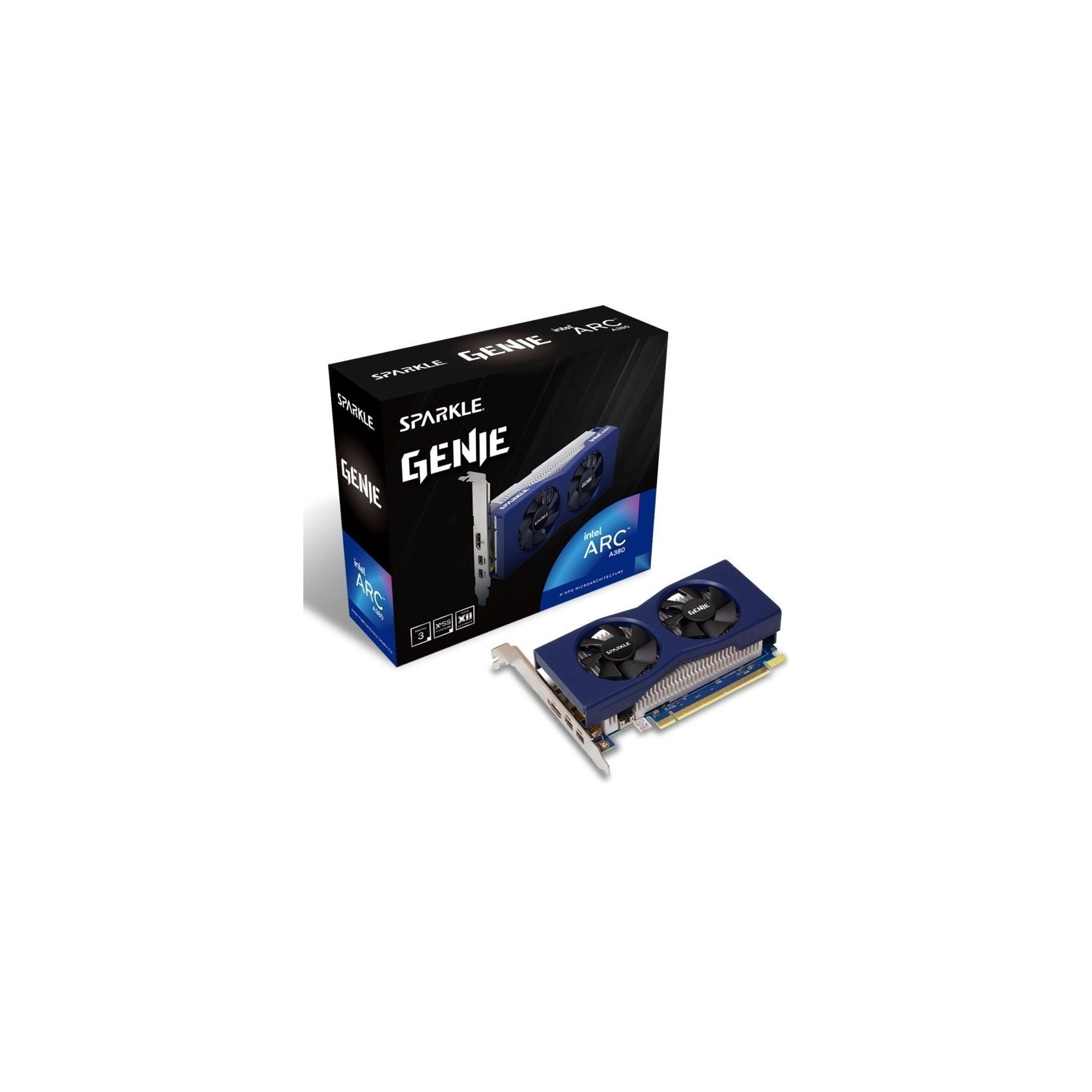 h2SPARKLE Intel Arc A380 GENIE 6GB GDDR6 SA380G 6G h2divh2CARACTERiSTICAS h2pulliSe incluye soporte corto gratuito liliDiseno d