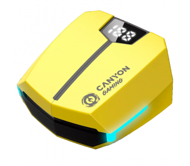 CANYON AURICULARES GAMING BLUETOOTH DOUBLEBEE GTWS-2 AMARILLO