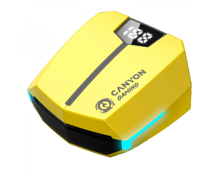 CANYON AURICULARES GAMING BLUETOOTH DOUBLEBEE GTWS-2 AMARILLO