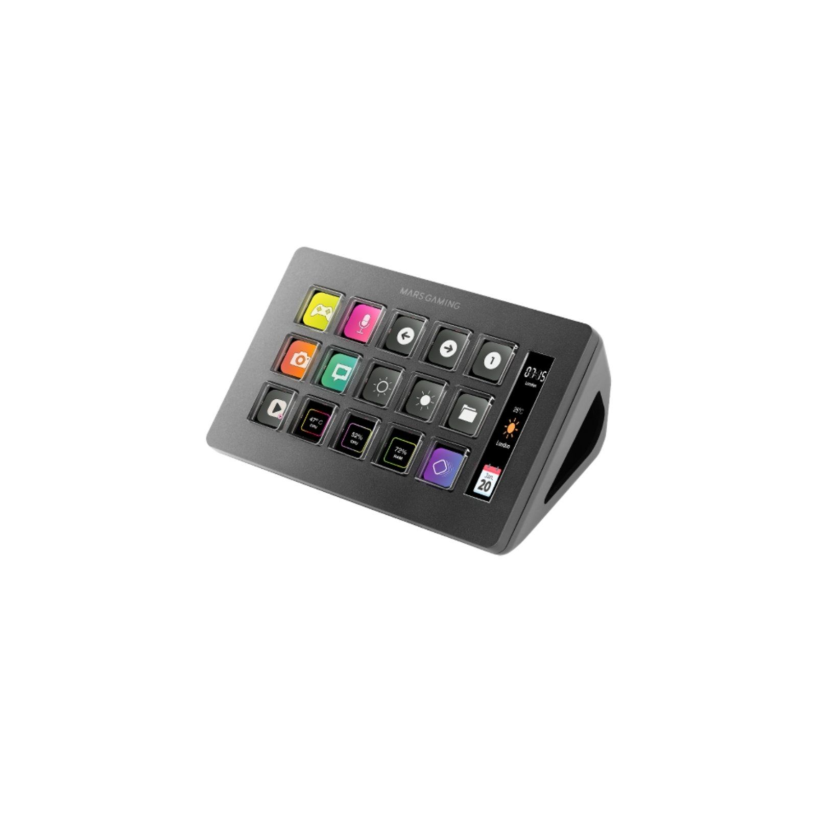 ph2STREAM DECK SLIM MSD ONE h2pCon un diseno moderno y compacto el Stream Deck Slim MSD ONE se adapta a cualquier setup gaming 