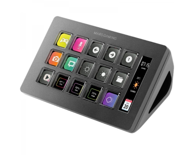 ph2STREAM DECK SLIM MSD ONE h2pCon un diseno moderno y compacto el Stream Deck Slim MSD ONE se adapta a cualquier setup gaming 