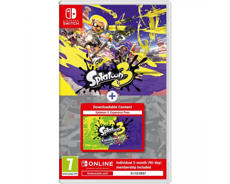 Splatoon 3 + Expand Pass + 3 Months NSO