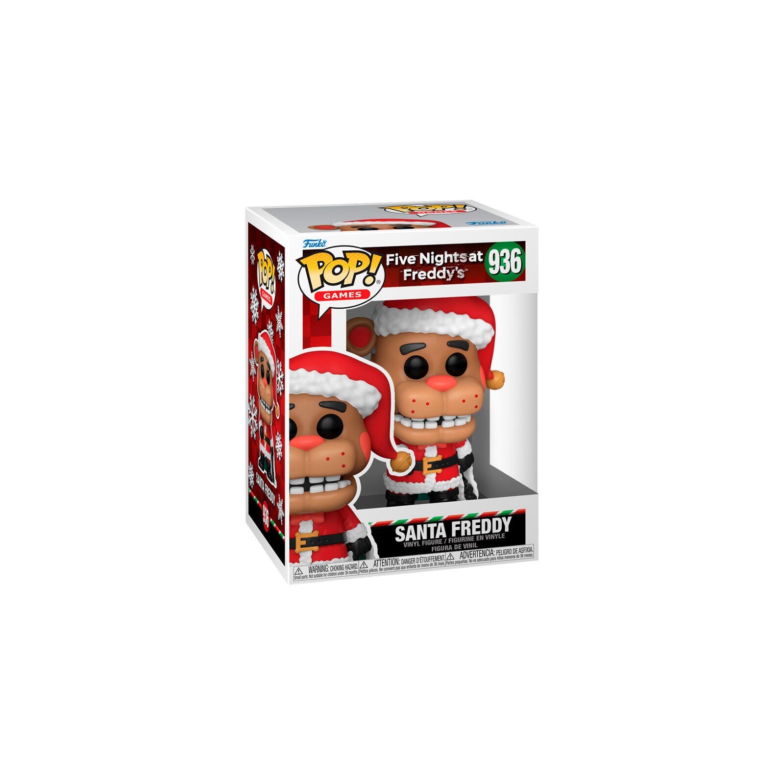 Figura Pop Five Nights At Freddys Holiday Santa Freddy