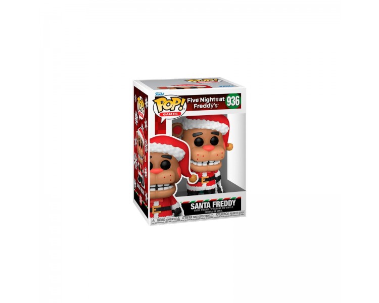 Figura Pop Five Nights At Freddys Holiday Santa Freddy