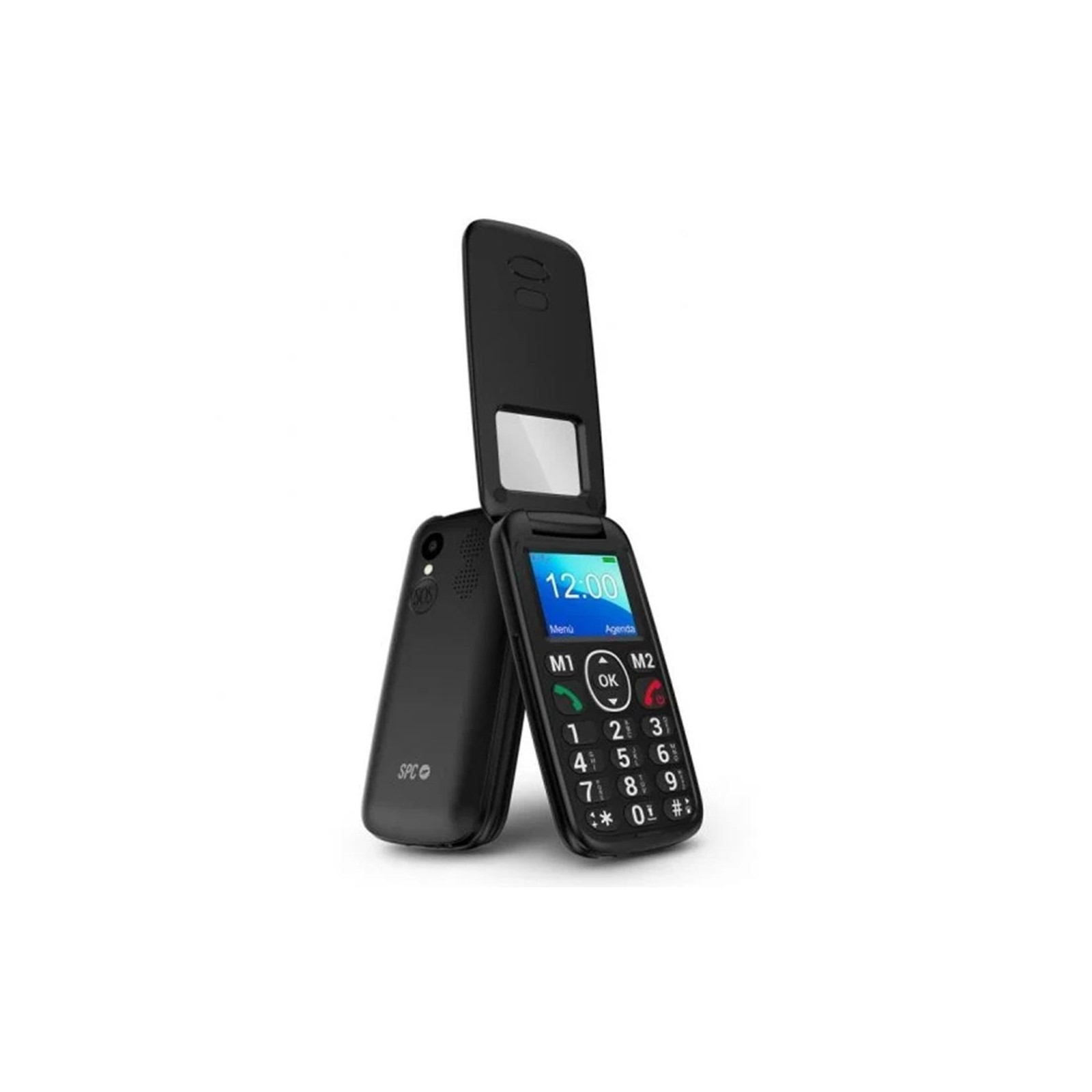 Telefono movil spc black tipo tapa