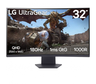 p ph2Monitor gaming LG UltraGear 32 curvo 1000R 1ms 2560 x 1440 QHD 180Hz h2h2Descubre la inmersion a 1000R h2pDescubre la curv