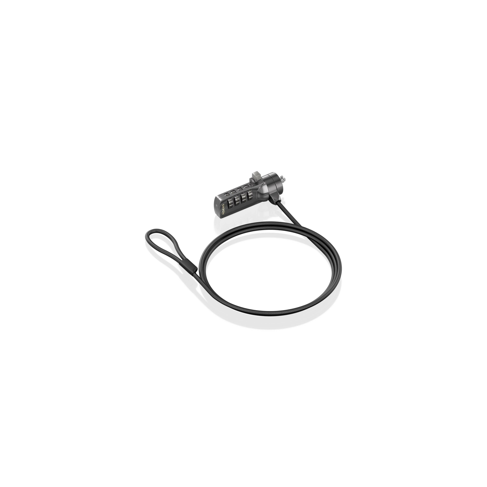 CABLE SEGURIDAD AISENS CERRADURA COMBINACION KENSINGTON 15M NEGRO