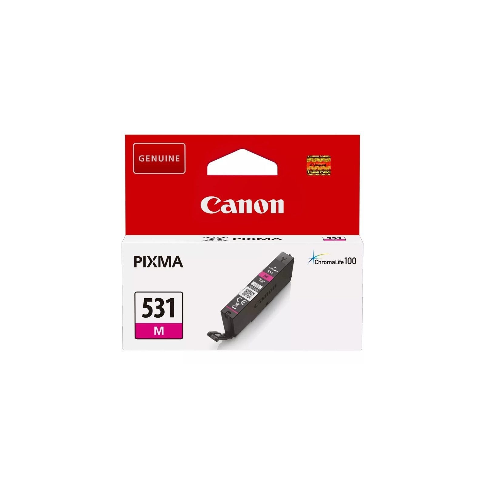 pEl cartucho de tinta magenta Canon CLI 531M te permite producir fotos de alta calidad con tu impresora El cartucho cuenta con 