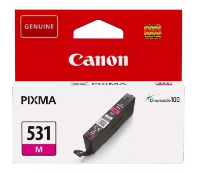 pEl cartucho de tinta magenta Canon CLI 531M te permite producir fotos de alta calidad con tu impresora El cartucho cuenta con 