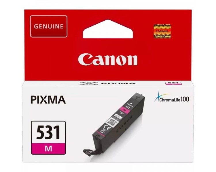 pEl cartucho de tinta magenta Canon CLI 531M te permite producir fotos de alta calidad con tu impresora El cartucho cuenta con 