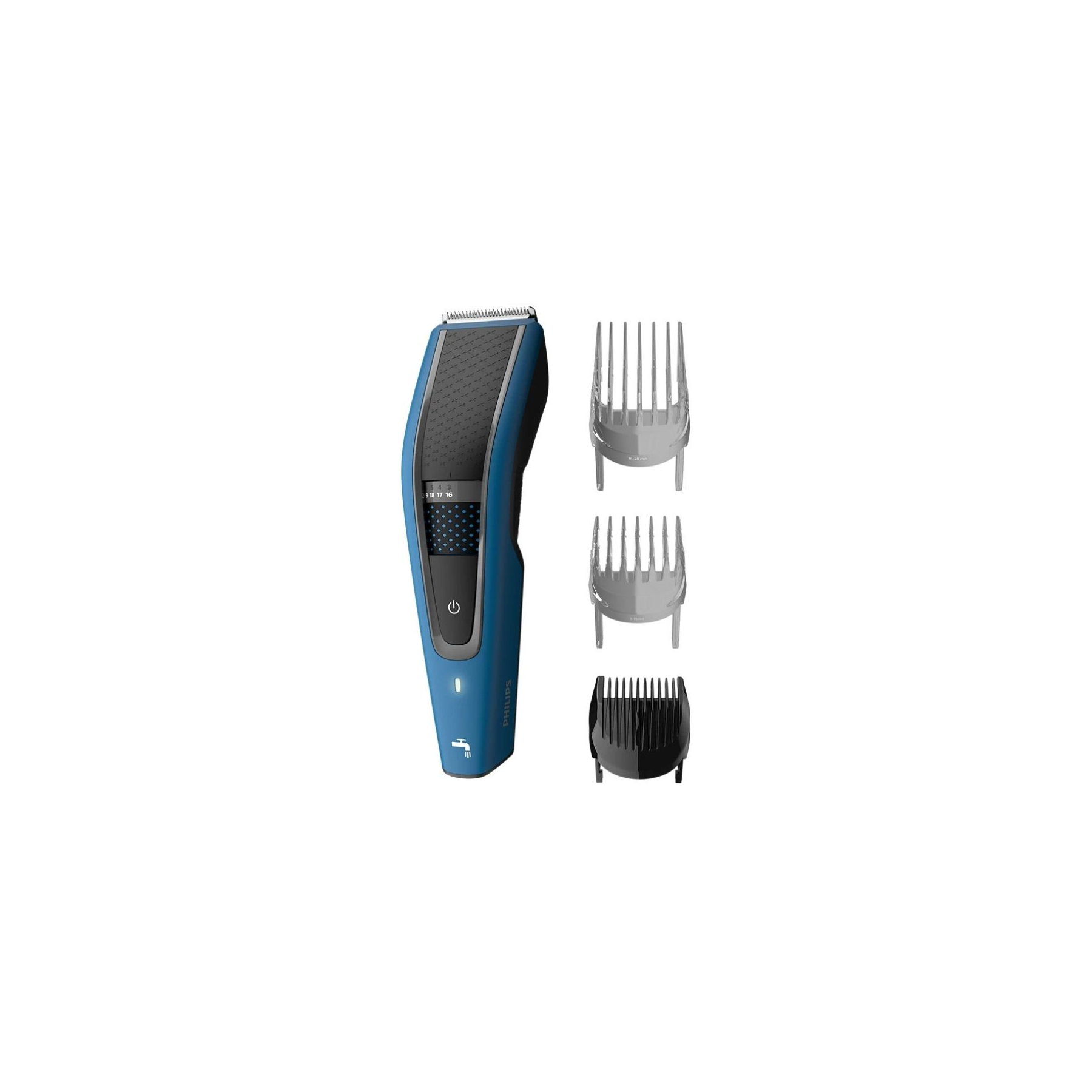 ph2Hairclipper series 5000 h2pCortapelos lavable ph2Aparta el pelo caido para un corte 2 veces mas rapido h2pulliAparta el pelo