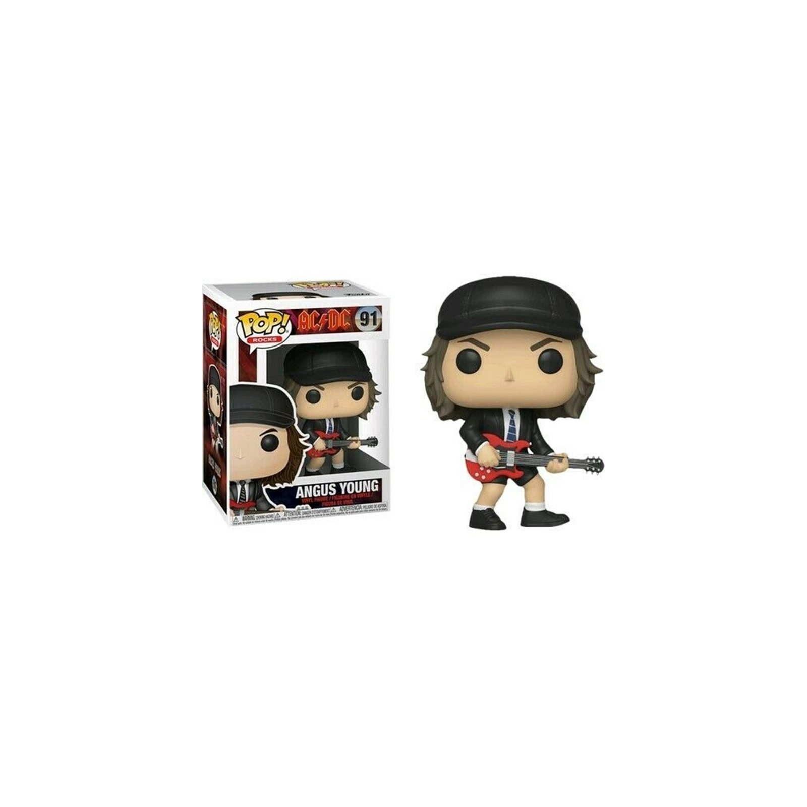 Figura Funko Pop Ac/Dc Angus Young 5 + 1 Chase 6 Unds