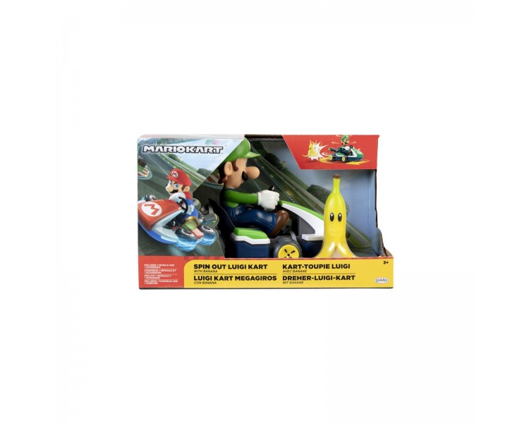 Figura Luigi Kart Megagiros Mario Kart 6,5Cm