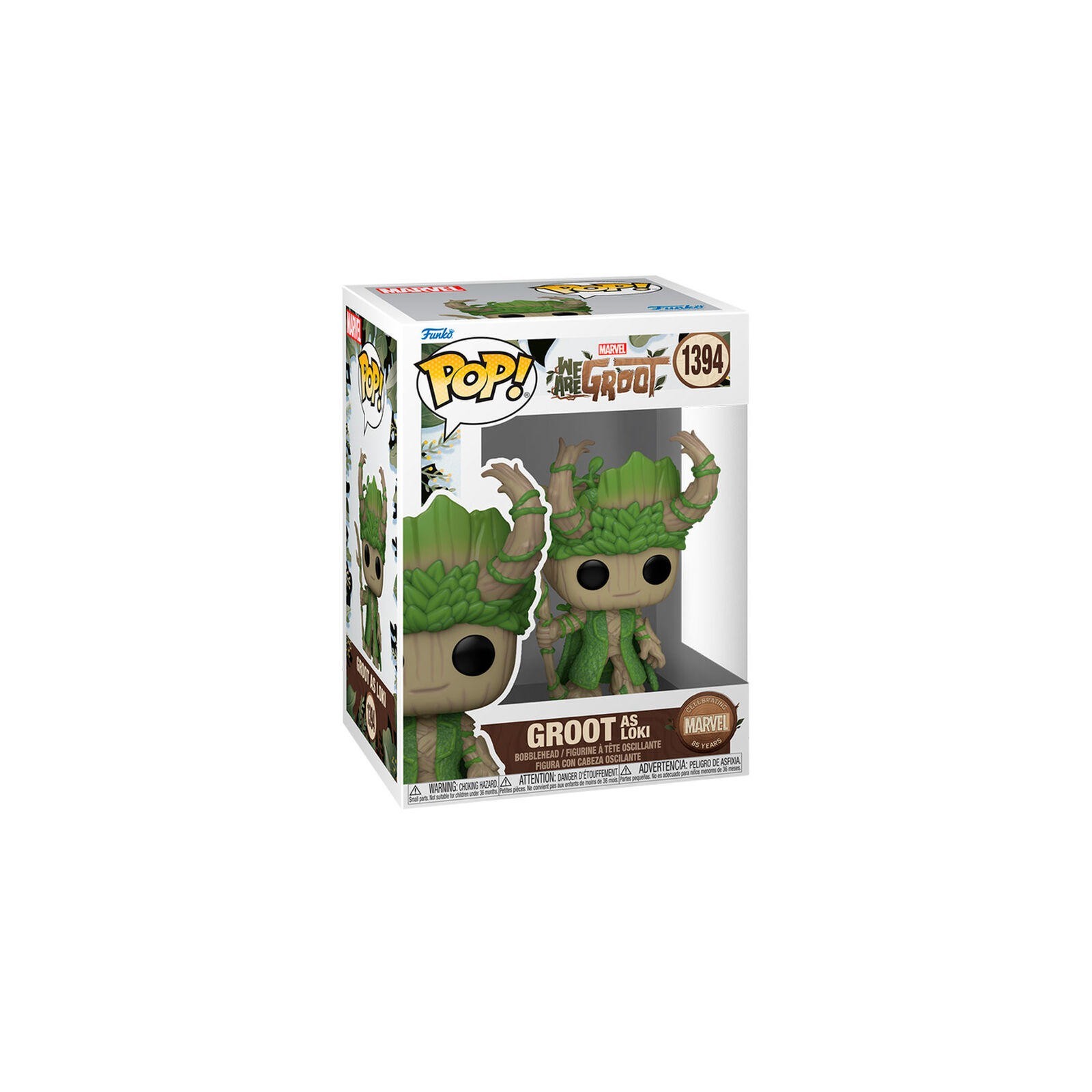 Figura Pop Marvel We Are Groot - Groot As Loki