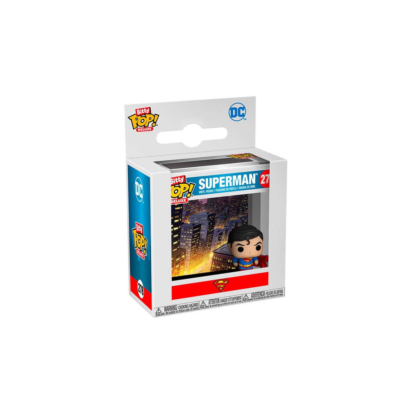 Figura Bitty Pop Deluxe Dc Comics Superman