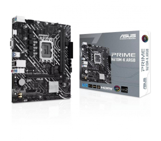 p ph2Placa base micro ATX Intel H610 LGA 1700 DDR5 PCIe 40 ranura M2 Realtek 1 Gb Ethernet HDMI8482 VGA USB 32 Gen 1 SATA 6 Gbp