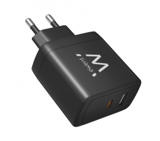 CARGADOR RAPIDO EWENT 2PUERTOS USB C A 65W