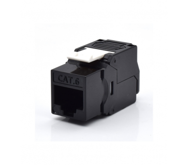 CAT 6 MoDULO KEYSTONE SIN BLINDAJE TOOLFREE COLOR NEGRO