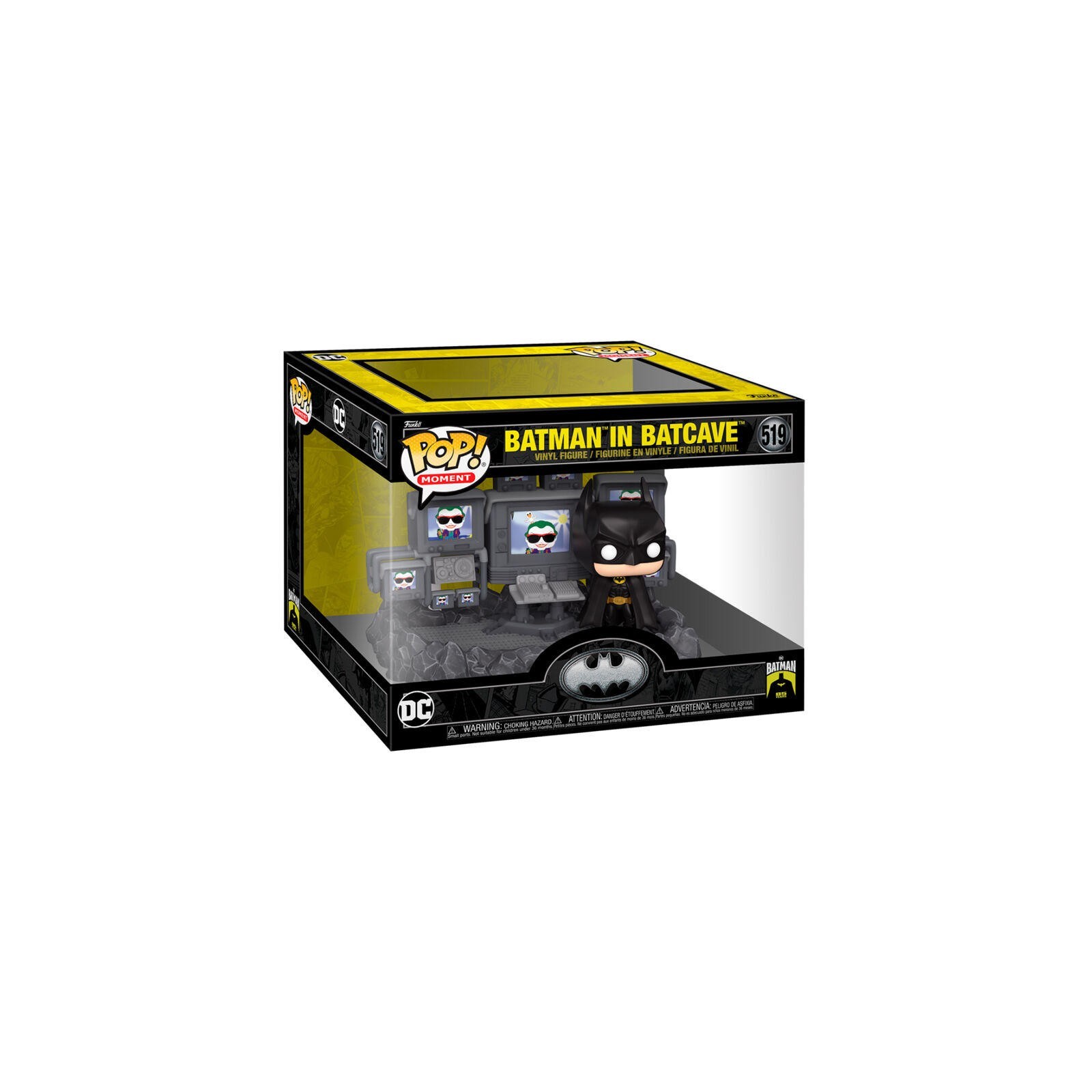 Figura Pop Moments Dc Comics Batman In Batcave