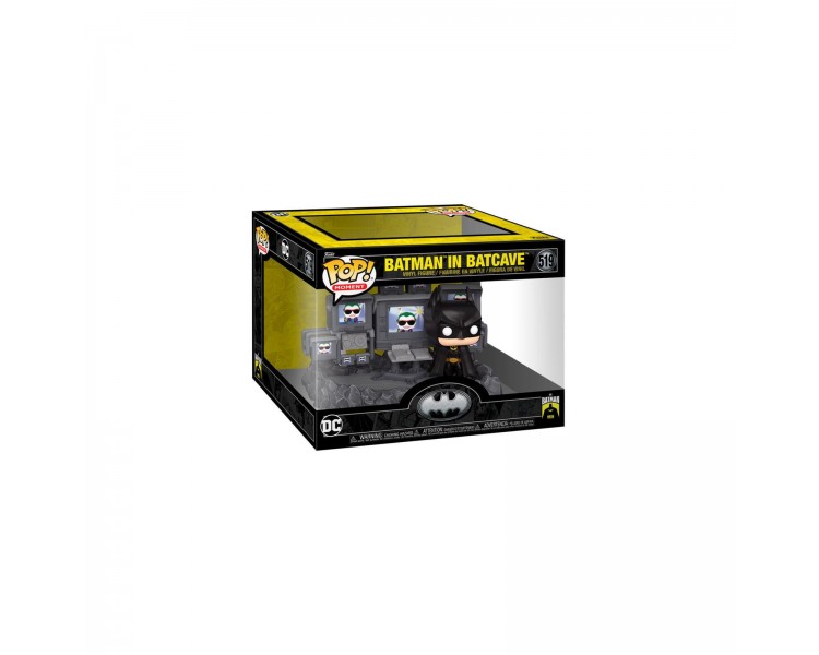 Figura Pop Moments Dc Comics Batman In Batcave