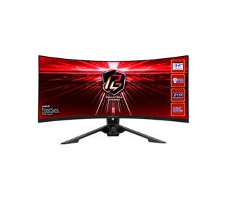 Monitor led 34pulgadas asrock pg34wq15r3a gaming