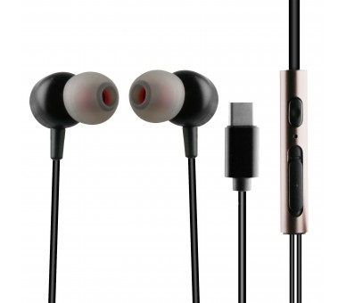 Auriculares muvit m1c usb tipo c