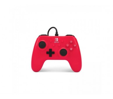 Powera Wired Controller Raspberry Red