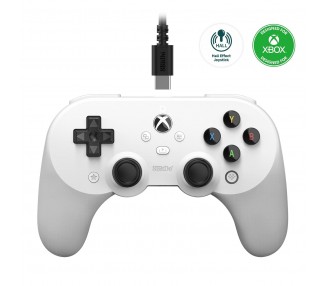 8BitDo Pro 2 Wired Xbox Gamepad White