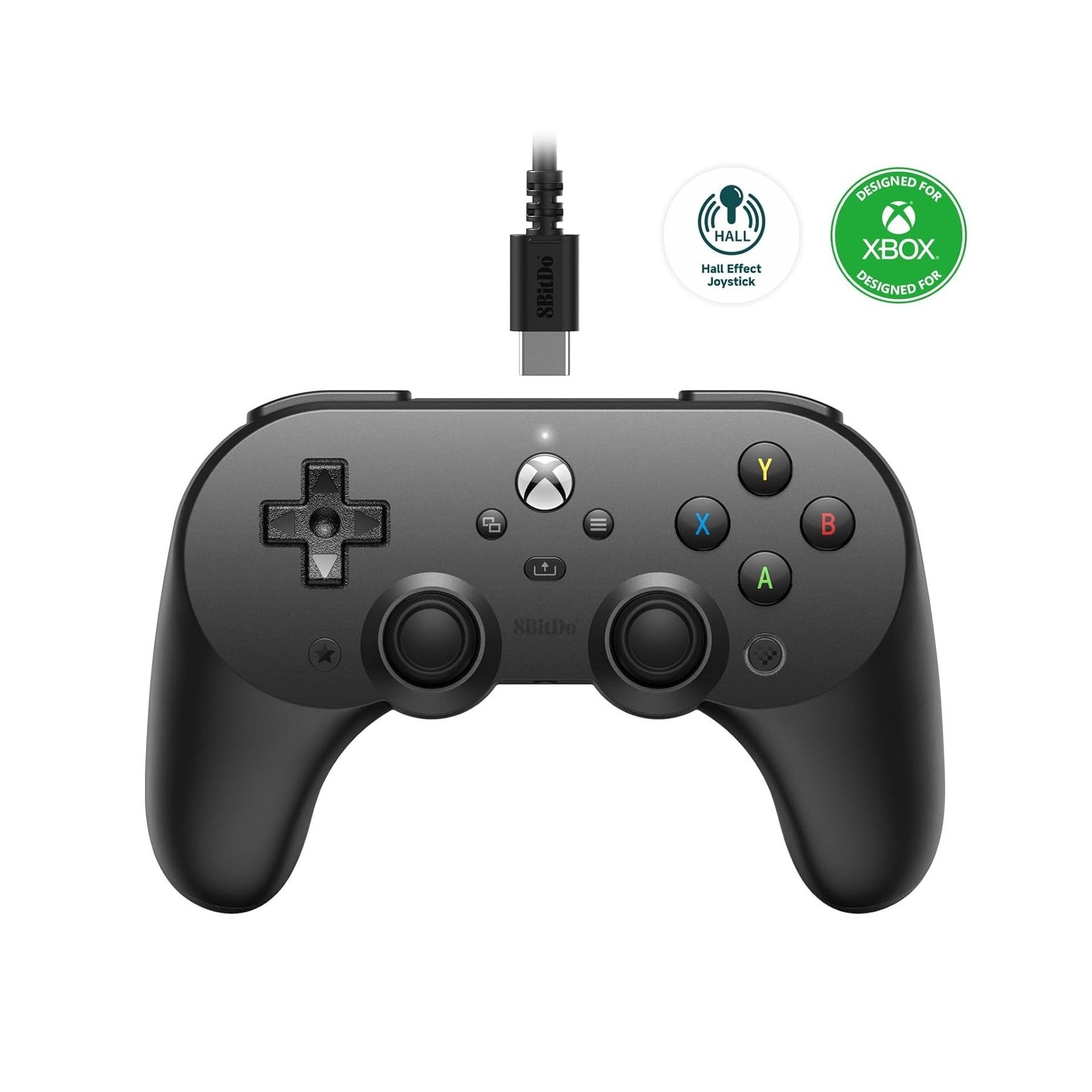 8BitDo Pro 2 Wired Xbox Gamepad Black