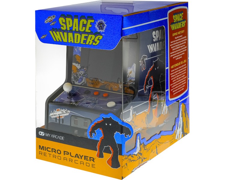 CONSOLA RETRO ARCADE MICRO PLAYER SPACE INVADERS