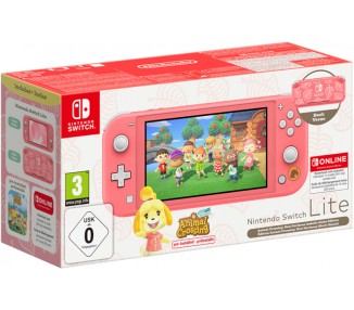 LITE CORAL (CORAL) + ANIMAL CROSSING NEW HORIZONS + 12 MESES NSO