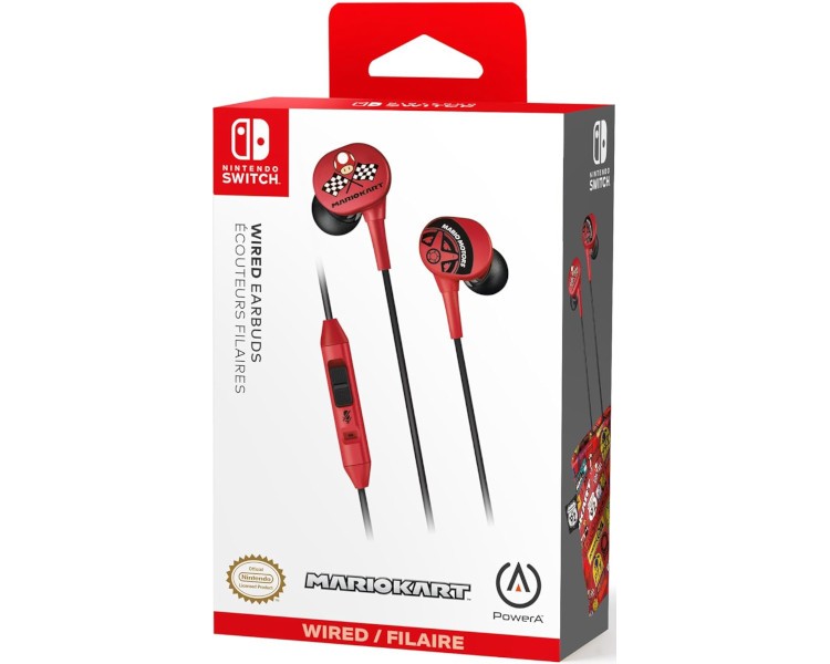 POWER A HEADSET ESTEREO WIRED MARIO KART