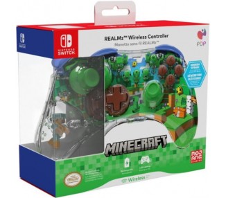 PDP REALMZ WIRELESS CONTROLLER MINECRAFT FOREST (SWITCH/LITE/OLED)