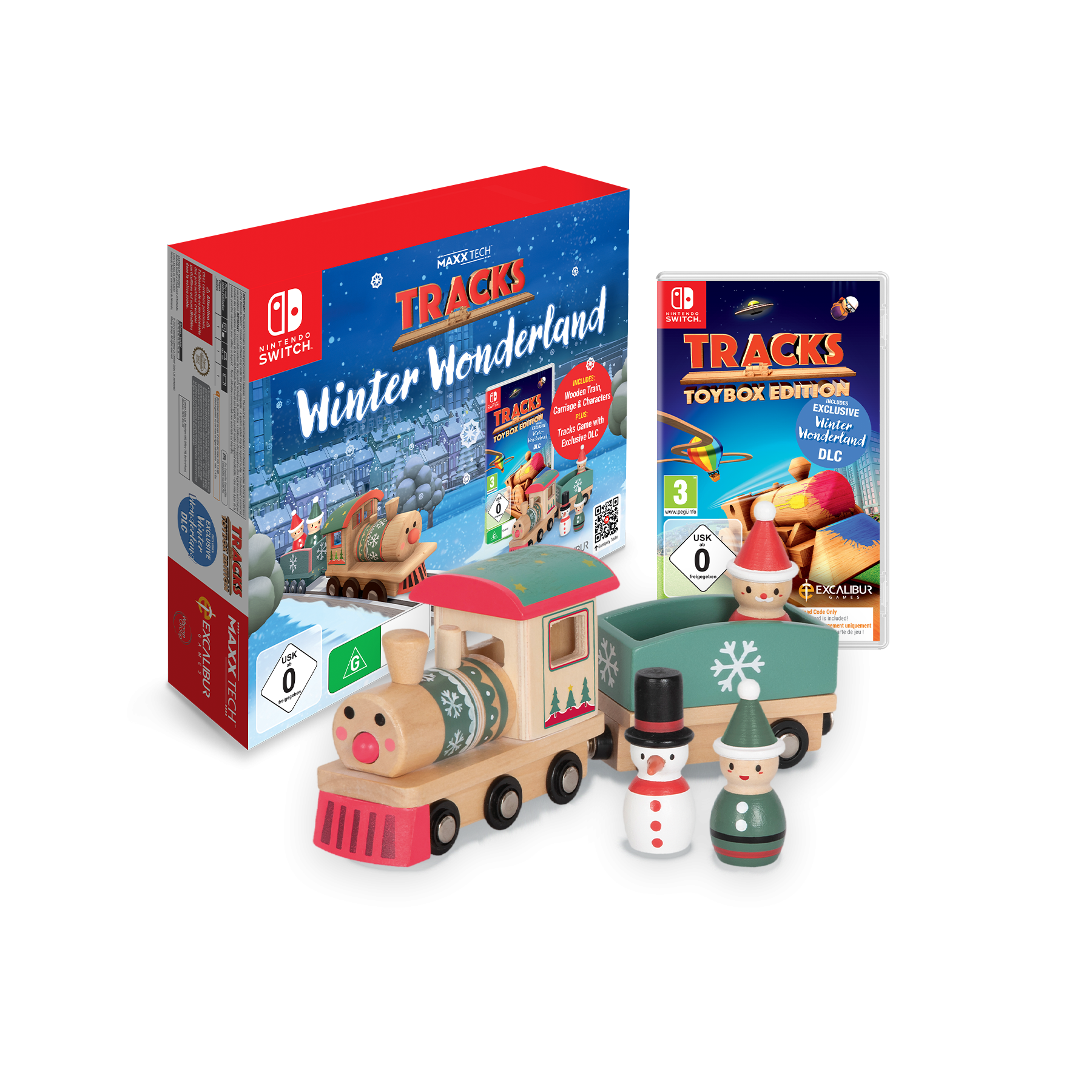 Maxx Tech Tracks Winter Wonderland Kit For Switch