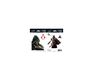 Set Adesivi Assassin's Creed - 2 fogli 16x11 Cm