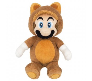 Nintendo Peluche Super Mario: Mario Tanooki 22cm