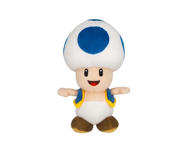 Nintendo Peluche Super Mario: Toad Blue 20cm