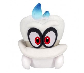 Nintendo Peluche Mario Odyssey: Cappy Mario White 20cm