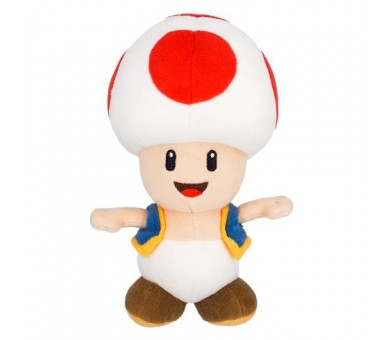 Nintendo Peluche Super Mario: Toad Red 20cm