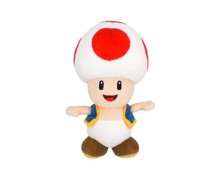 Nintendo Peluche Super Mario: Toad Red 20cm