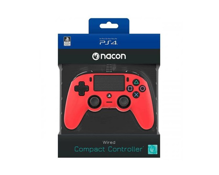 Wired Pad Ps4 Red Nacon