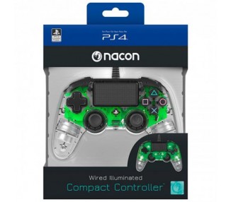 Wired Pad Ps4 Green Luminoso Nacon