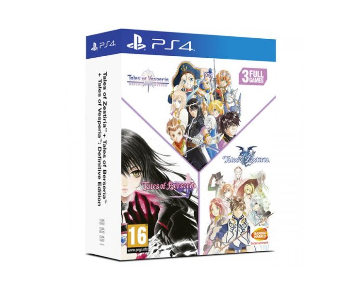 Tales of Vesperia/Tales of Berseria/Tales of Zestiria Compil