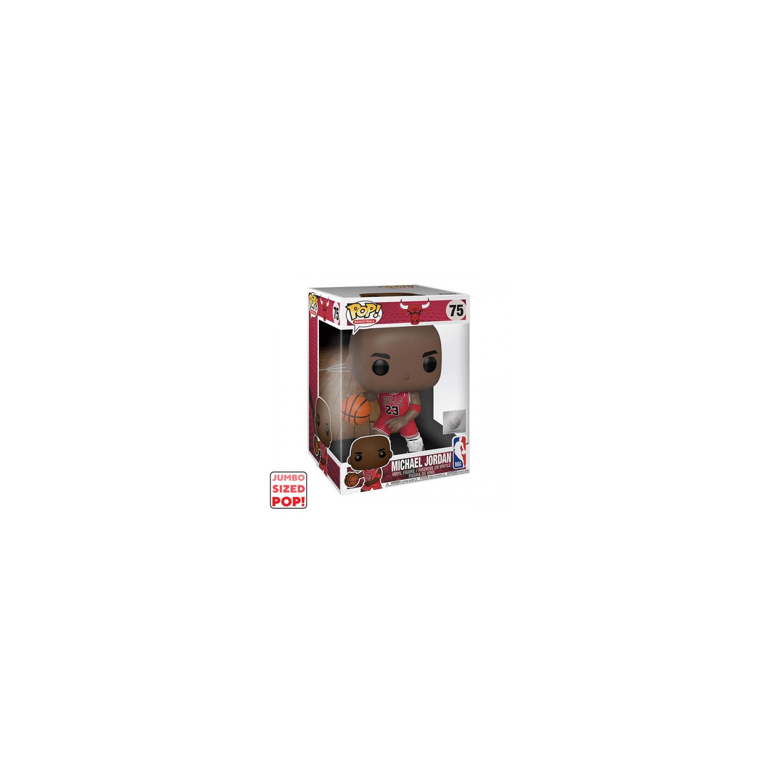 Funko POP! NBA Chicago Bulls: Michael Jordan (Red Jersey) JB