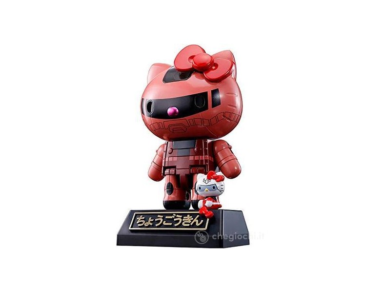 Action Figure Zaku II Char Hello Kitty Chogokin