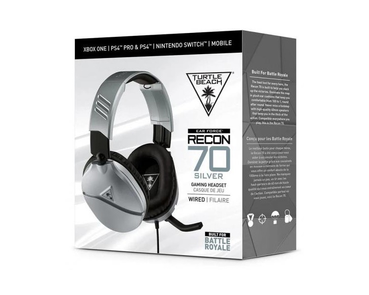 Cuffie Recon 70 Silver (PS/Xbox/Switch)