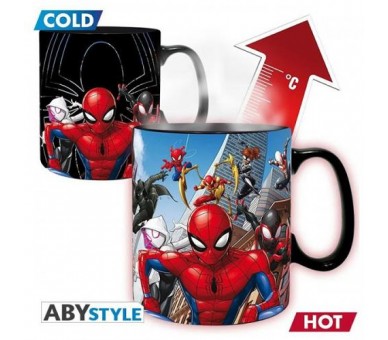 Marvel Tazza Heat Change 460ml: Spider-Man Multiverse