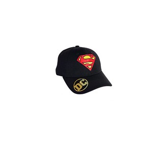 Cappellino Nero Logo Superman