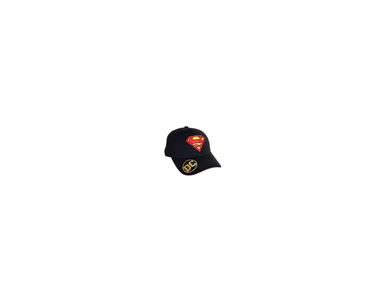 Cappellino Nero Logo Superman